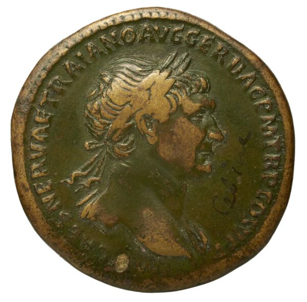 RIC II Trajan 523, аверс, bnf_ocre