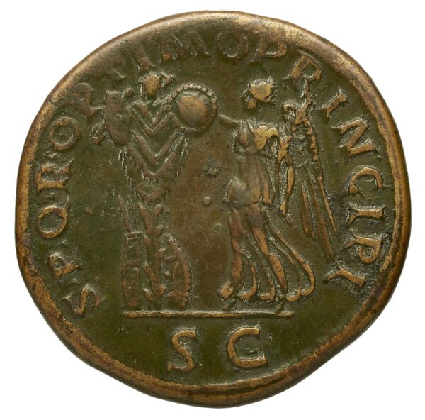 RIC II Trajan 523, реверс, bnf_ocre