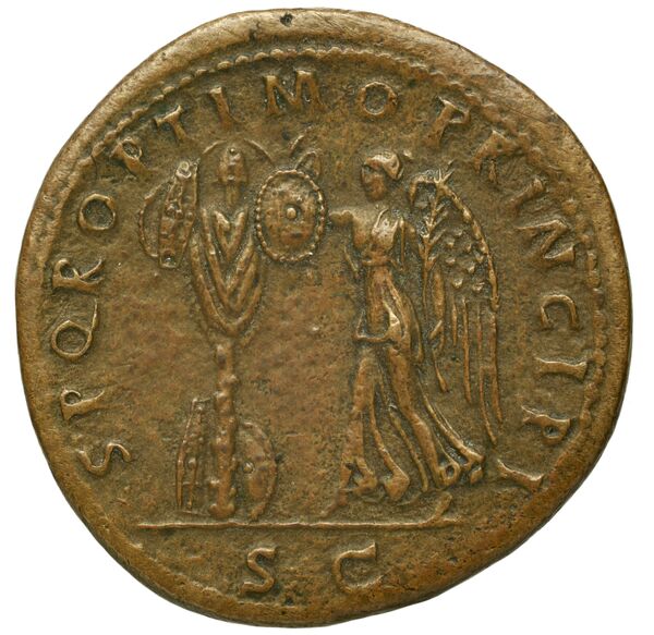 RIC II Trajan 523, реверс, bnf_ocre