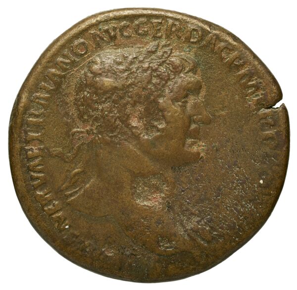 RIC II Trajan 523, аверс, bnf_ocre