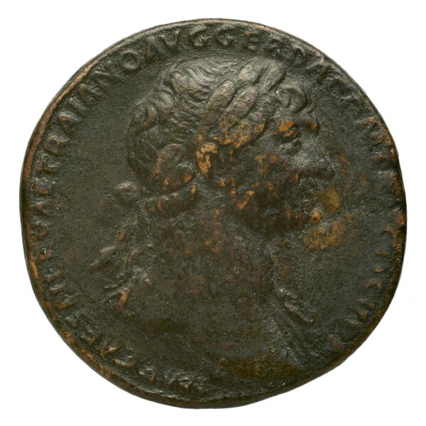 аверс RIC II Trajan 461 (sestertius)