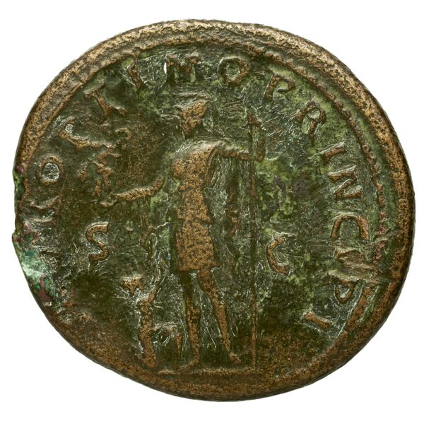 RIC II Trajan 487, реверс, BnF (Bibliothèque nationale de France)