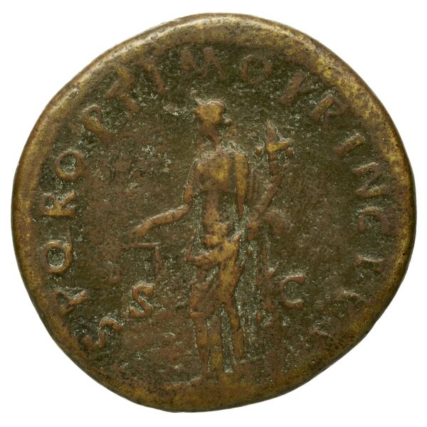 RIC II Trajan 498, реверс, bnf_ocre