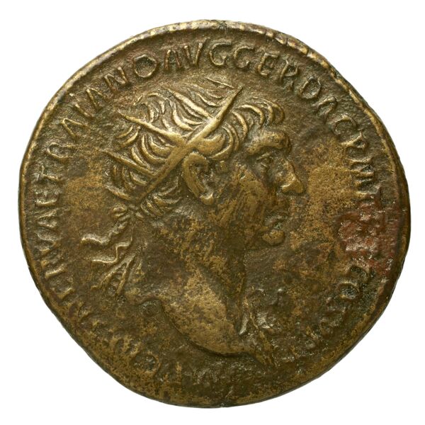 RIC II Trajan 498, аверс, bnf_ocre