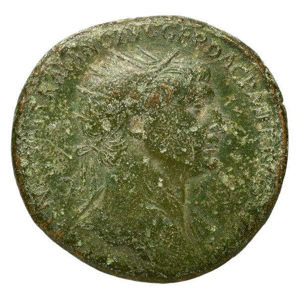 RIC II Trajan 464, аверс, bnf_ocre