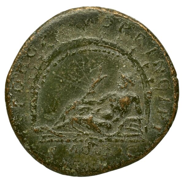 RIC II Trajan 464, реверс, bnf_ocre
