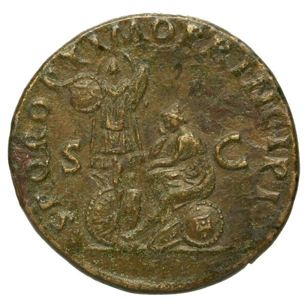 RIC II Trajan 563, реверс, bnf_ocre