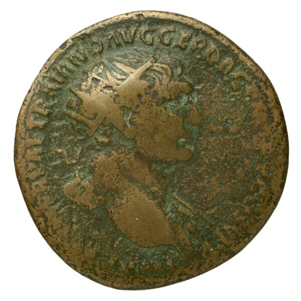 RIC II Trajan 512, аверс, bnf_ocre