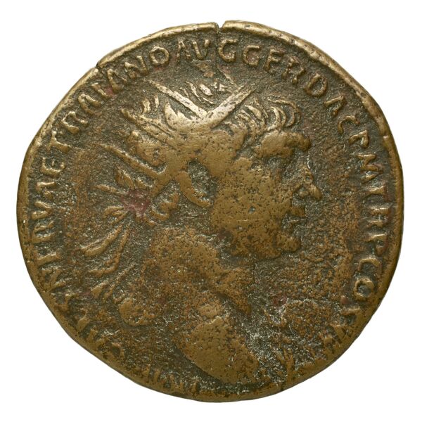 RIC II Trajan 531, аверс, bnf_ocre
