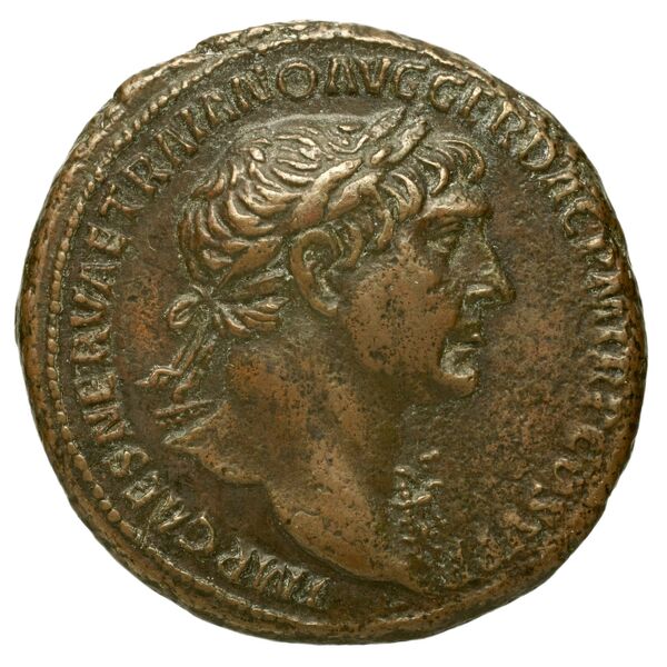 RIC II Trajan 521, аверс, BnF (Bibliothèque nationale de France)