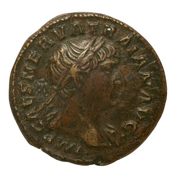 RIC II Trajan 688, аверс, bnf_ocre