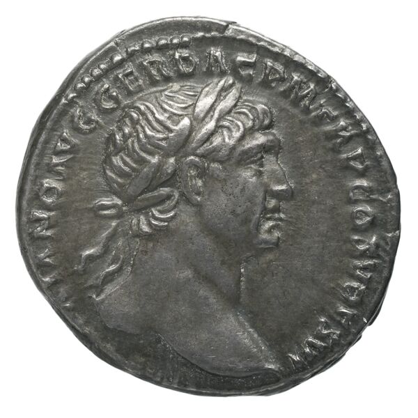 RIC II Trajan 229, аверс, bnf_ocre