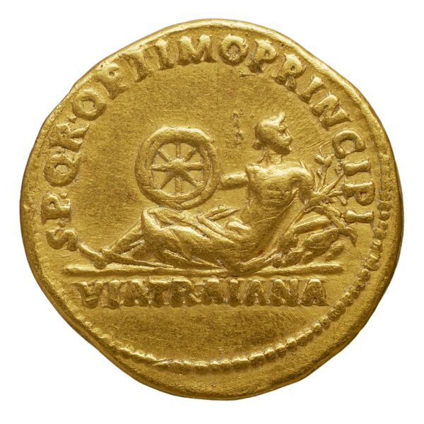 реверс RIC II Trajan 266 (aureus)