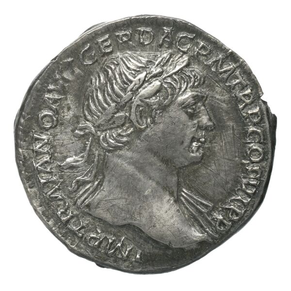 RIC II Trajan 243, аверс, bnf_ocre