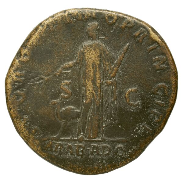 RIC II Trajan 612, реверс, bnf_ocre
