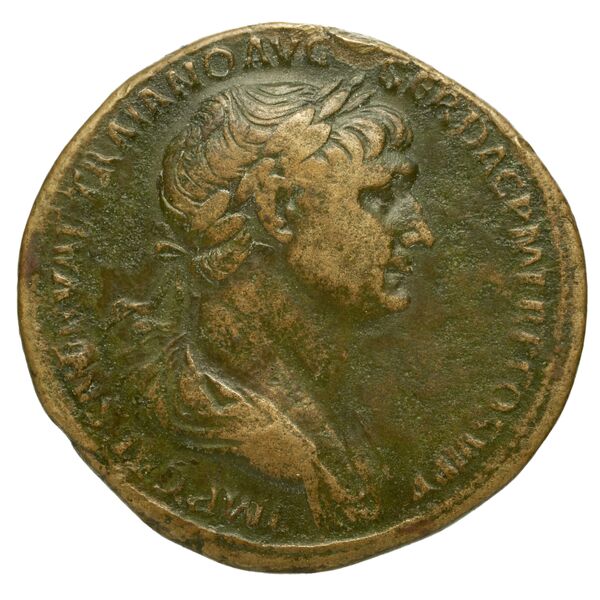 RIC II Trajan 610, аверс, bnf_ocre