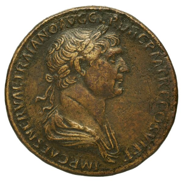 RIC II Trajan 636, аверс, bnf_ocre