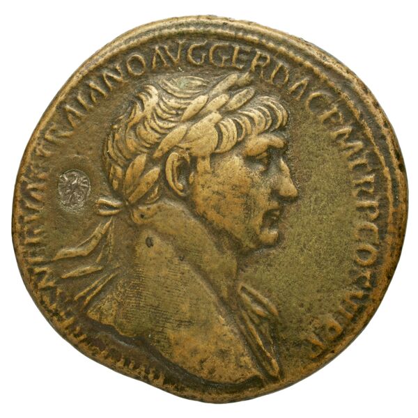 RIC II Trajan 598, аверс, bnf_ocre
