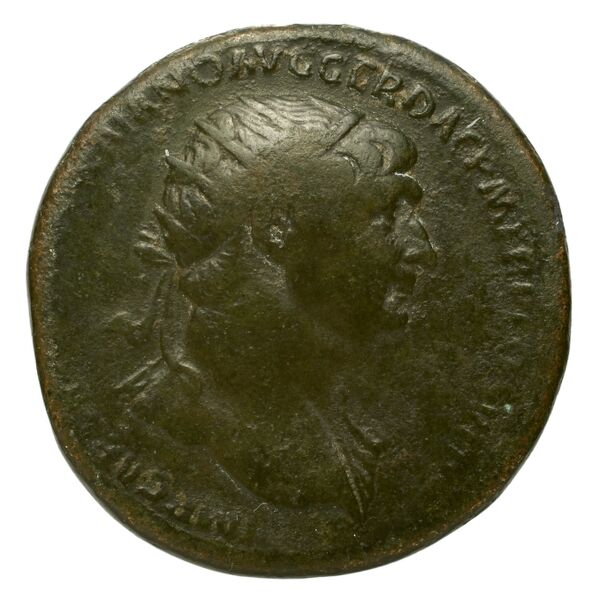 RIC II Trajan 613, аверс, bnf_ocre