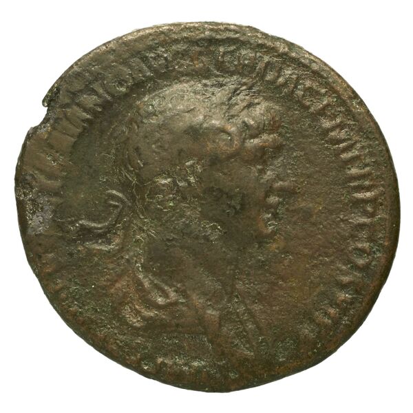 RIC II Trajan 594, аверс, bnf_ocre