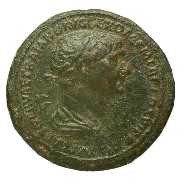 RIC II Trajan 594, аверс, bnf_ocre