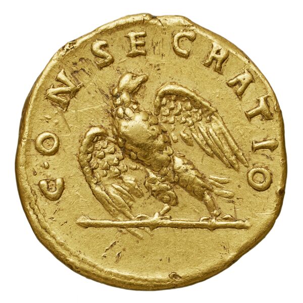 реверс RIC II Trajan 743 (aureus)