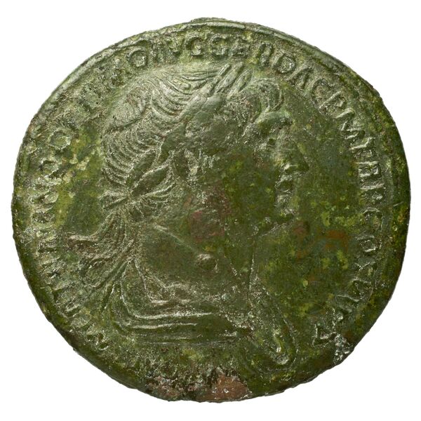 RIC II Trajan 619, аверс, bnf_ocre