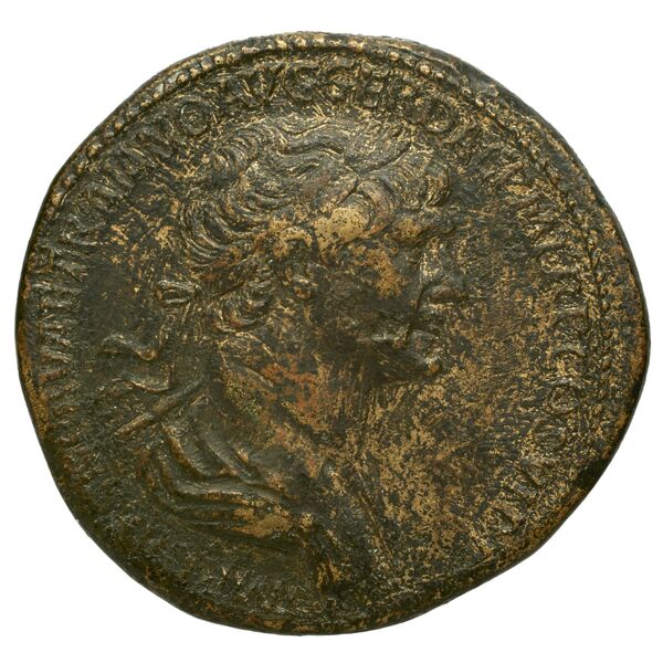 RIC II Trajan 627, аверс, bnf_ocre