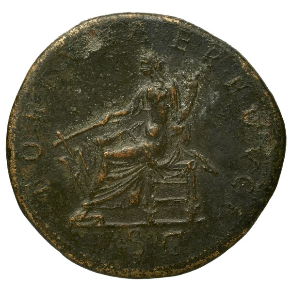 RIC II Trajan 627, реверс, bnf_ocre