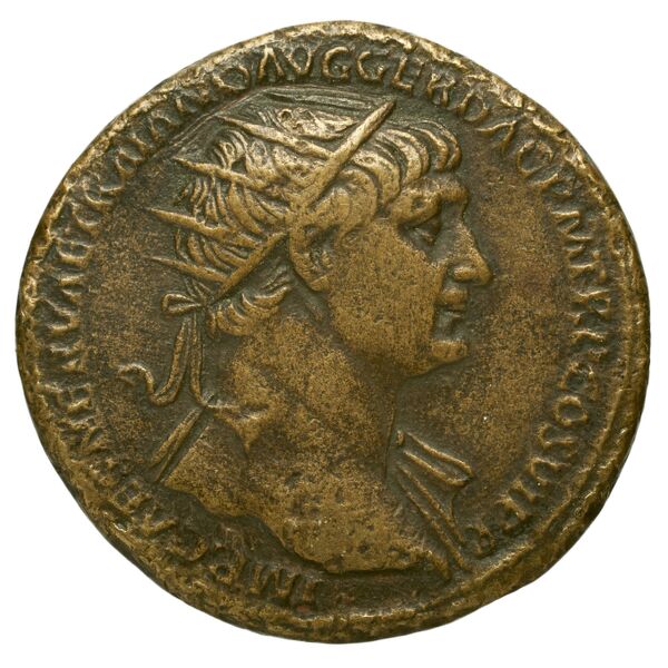 RIC II Trajan 626, аверс, bnf_ocre