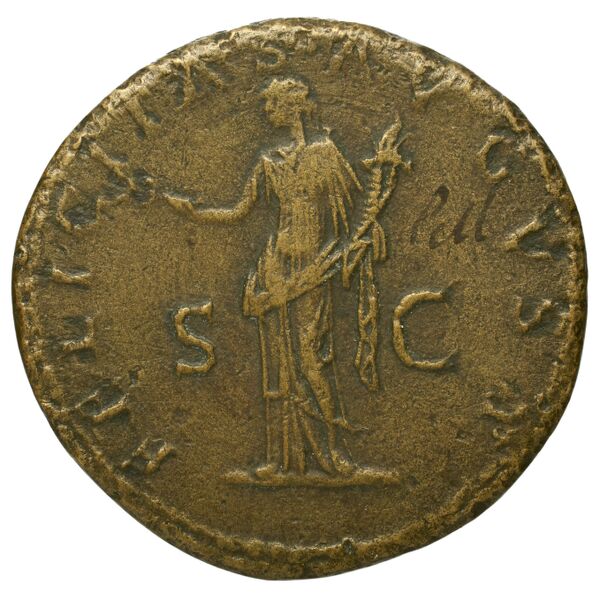 RIC II Trajan 626, реверс, bnf_ocre