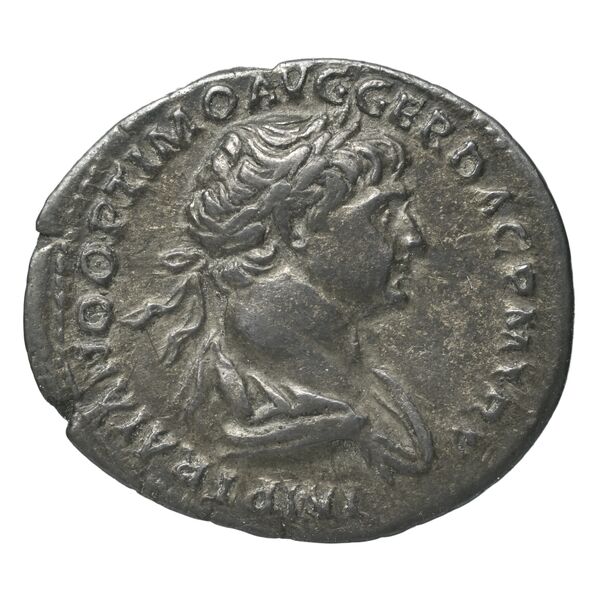 RIC II Trajan 299, аверс, bnf_ocre