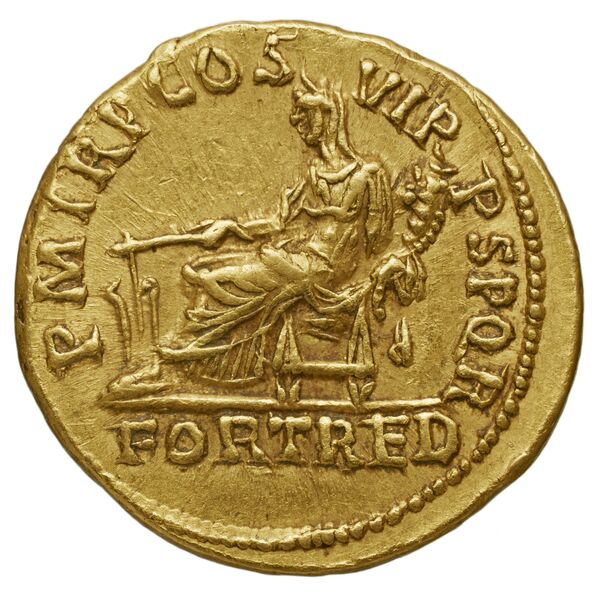 RIC II Trajan 318 (aureus), реверс, bnf_ocre