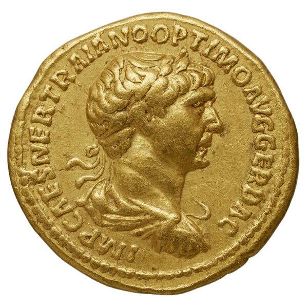 аверс RIC II Trajan 347 (aureus)