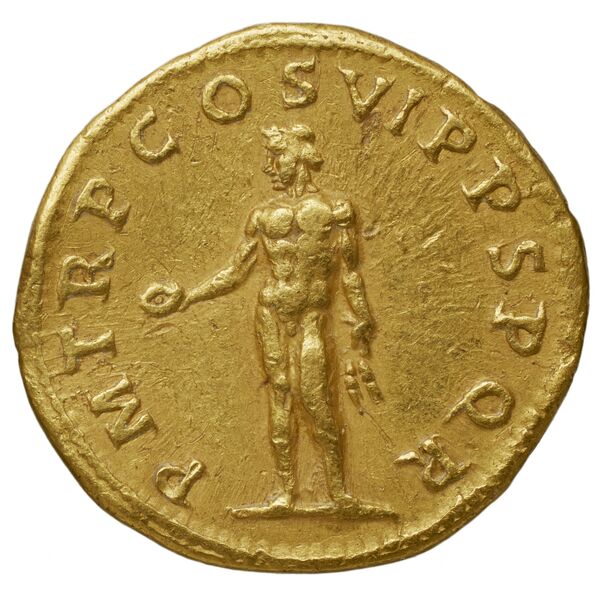 RIC II Trajan 347 (aureus), реверс, bnf_ocre