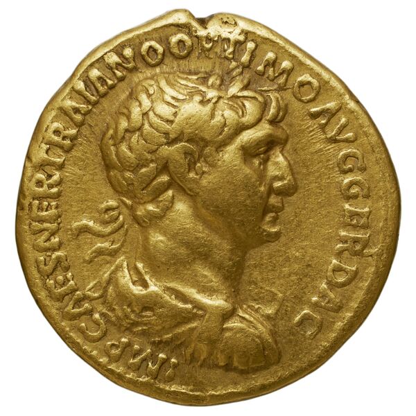 аверс RIC II Trajan 336 (aureus)