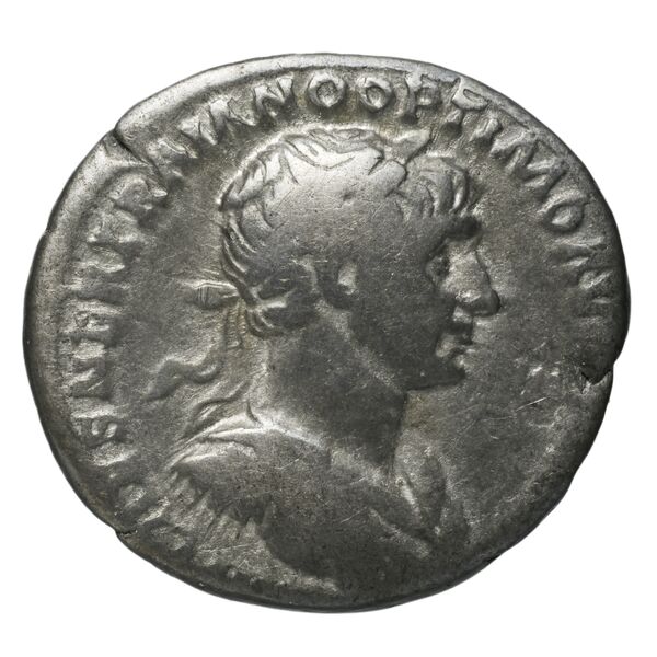 RIC II Trajan 338, аверс, bnf_ocre