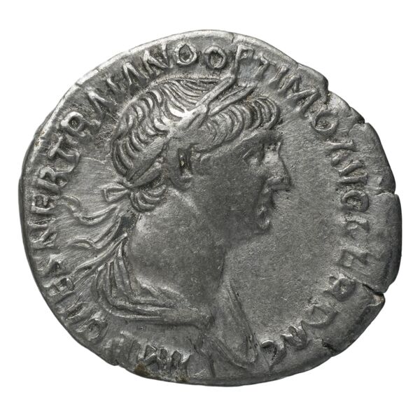 RIC II Trajan 355, аверс, bnf_ocre