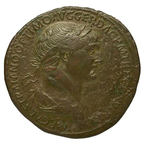 RIC II Trajan 671, аверс, bnf_ocre