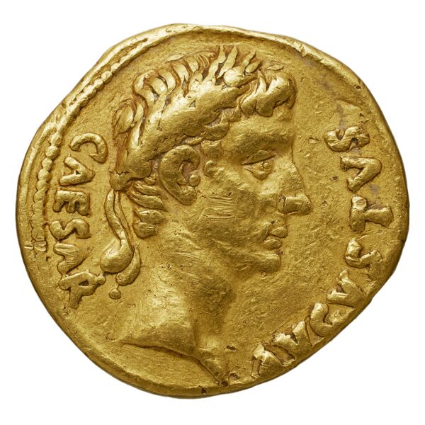 RIC I (second edition) Augustus 409, аверс, BnF (Bibliothèque nationale de France)