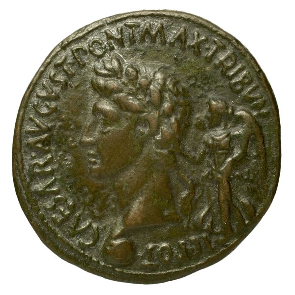 RIC I (second edition) Augustus 434, аверс, BnF (Bibliothèque nationale de France)