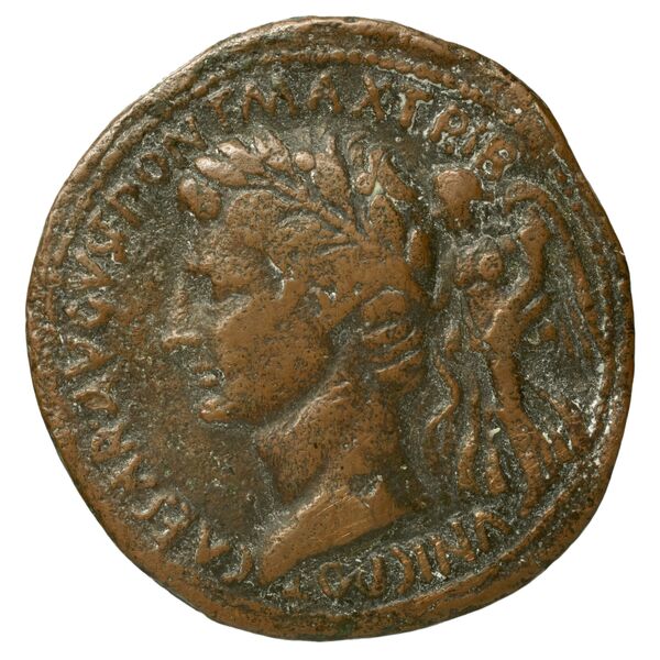 RIC I (second edition) Augustus 429, аверс, BnF (Bibliothèque nationale de France)