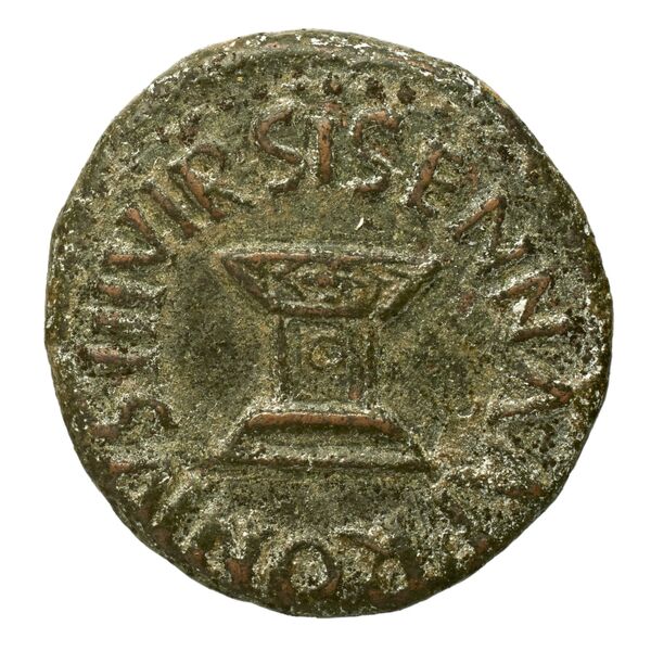 RIC I (second edition) Augustus 459, аверс, BnF (Bibliothèque nationale de France)
