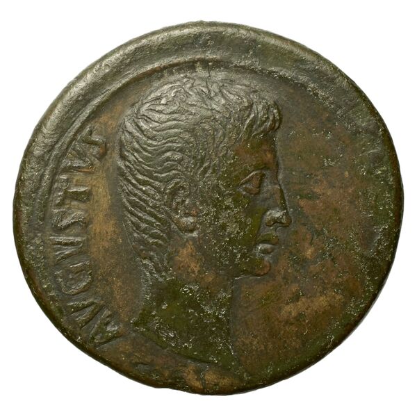 RIC I (second edition) Augustus 501, аверс, bnf_ocre