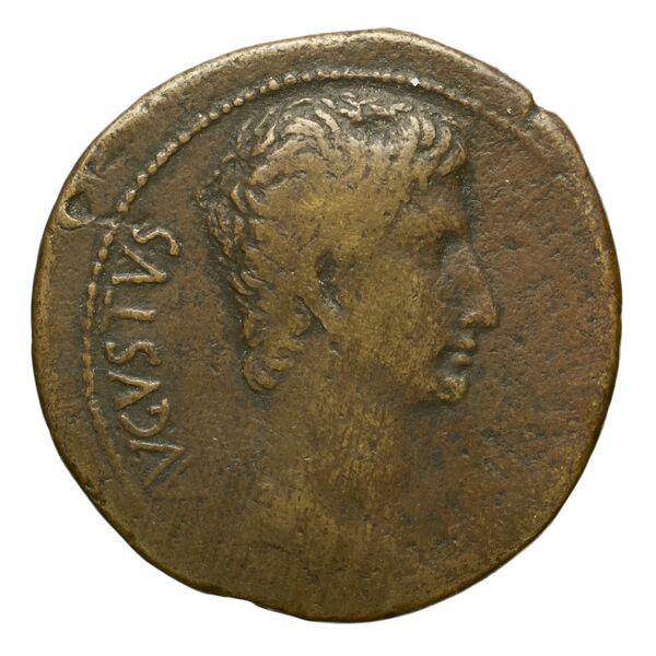 RIC I (second edition) Augustus 501, аверс, bnf_ocre