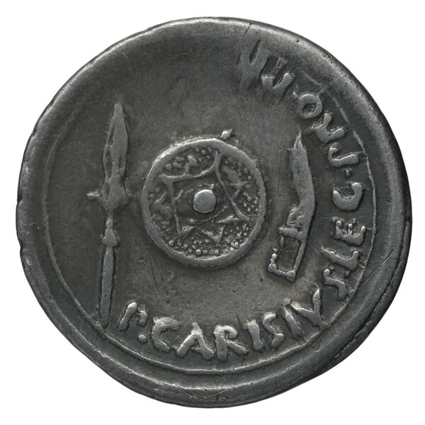 RIC I (second edition) Augustus 3, реверс, BnF (Bibliothèque nationale de France)