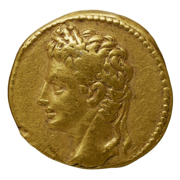 RIC I (second edition) Augustus 55, аверс, bnf_ocre