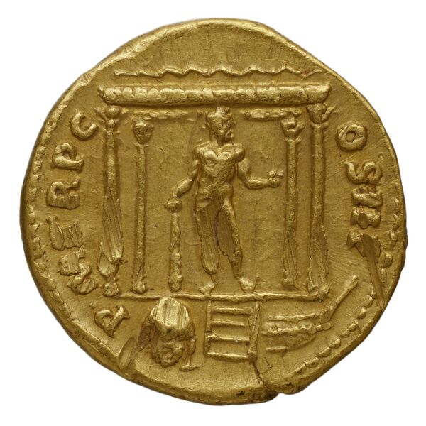 RIC II, Part 3 (second edition) Hadrian 574, реверс, bnf_ocre