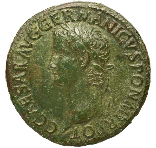 RIC I (second edition) Gaius/Caligula 33, аверс, bnf_ocre
