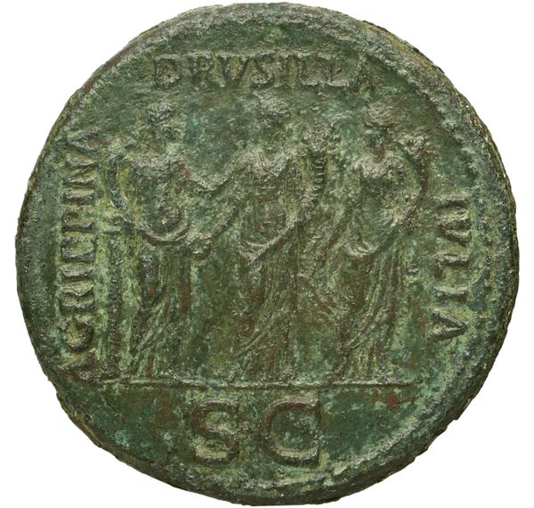 RIC I (second edition) Gaius/Caligula 33, реверс, bnf_ocre